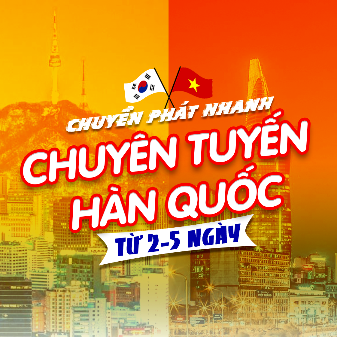 Vận chuyển hàng hóa đến Hàn Quốc với dịch vụ chuyên tuyến - Nhanh chóng, Đáng tin cậy và Tiết kiệm!